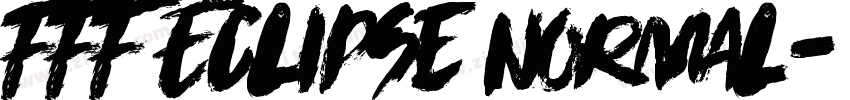 FFF Eclipse normal字体转换